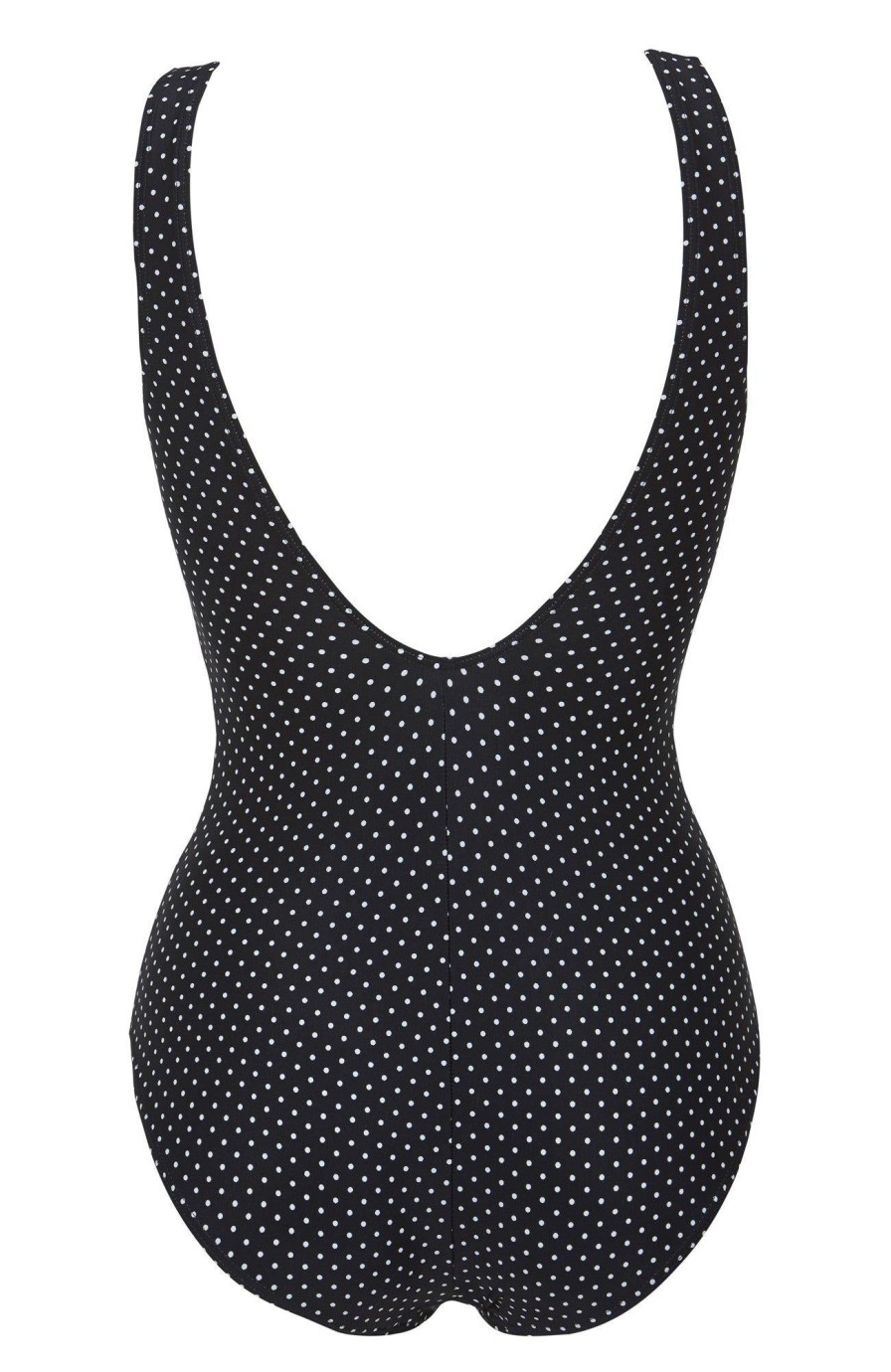 Bad & Strandklader Damella | Baddrakt - Carole - Black/White Dots