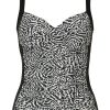 Bad & Strandklader Damella | Tankini - Geena - Black/Ivory