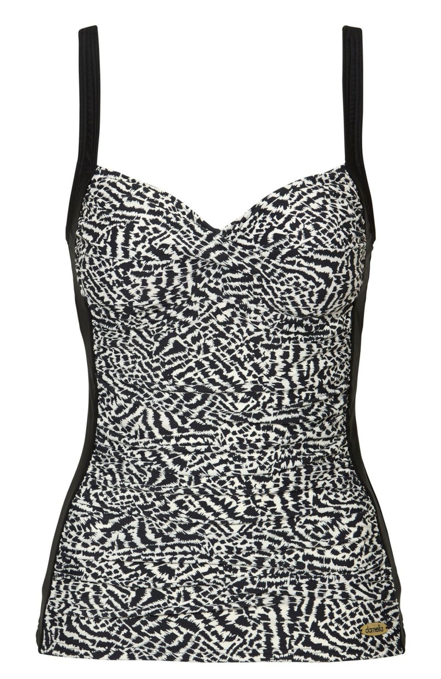 Bad & Strandklader Damella | Tankini - Geena - Black/Ivory