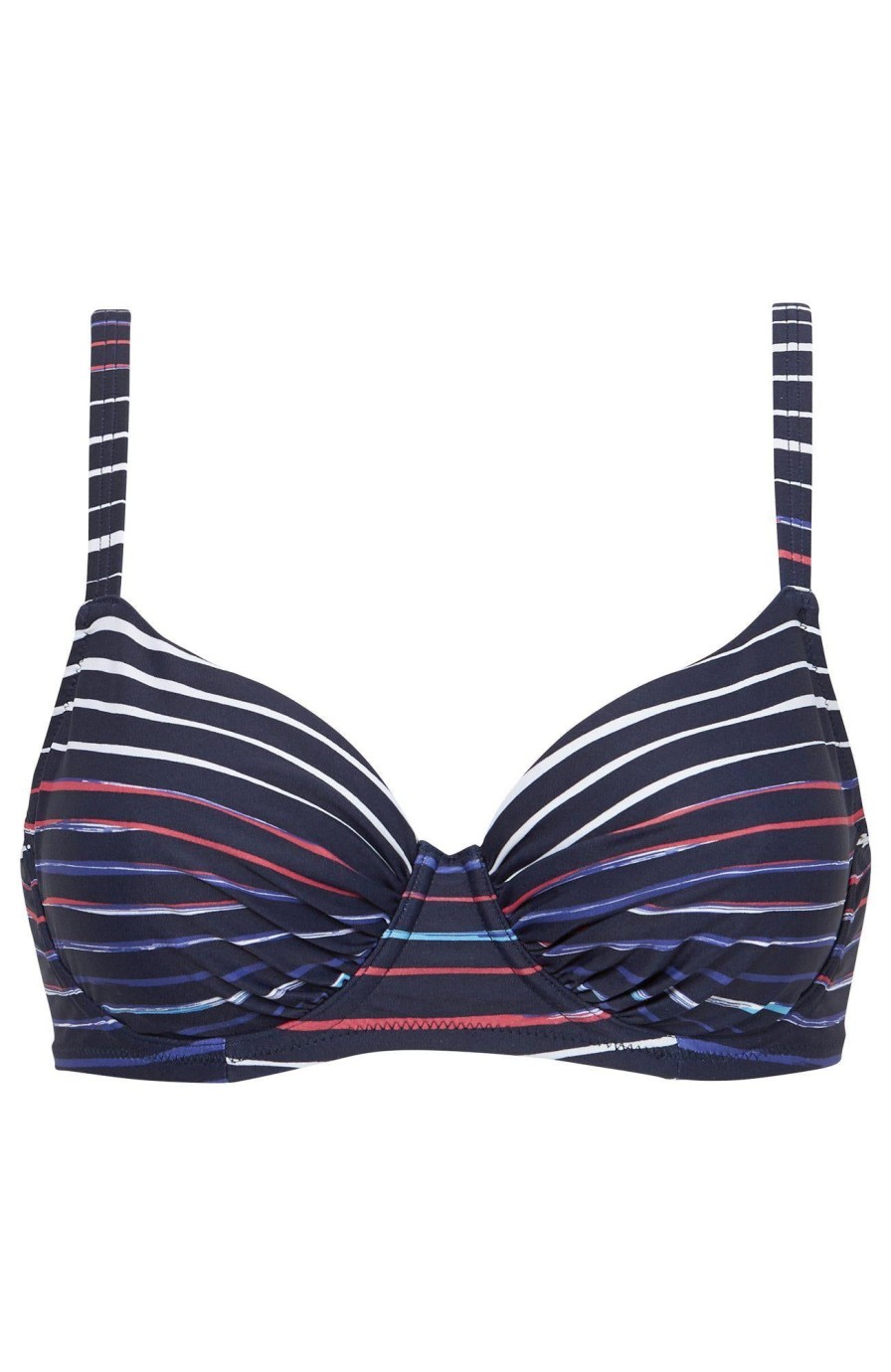 Bad & Strandklader Damella | Bikinibh - Grace - Navy Stripe